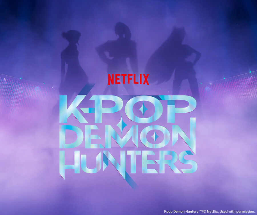 kpop demon hunters x vans big kids classic slip-on shoe