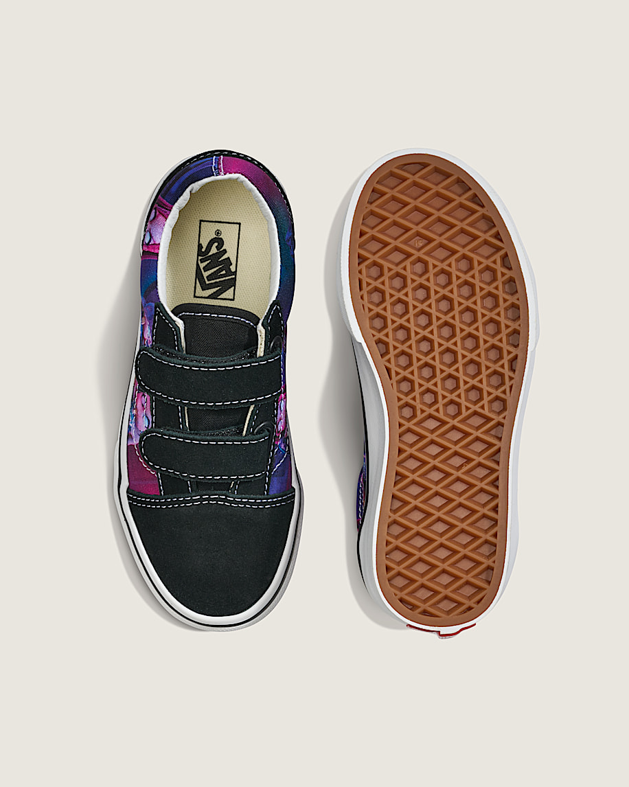 kpop demon hunters x vans little kids old skool v shoe