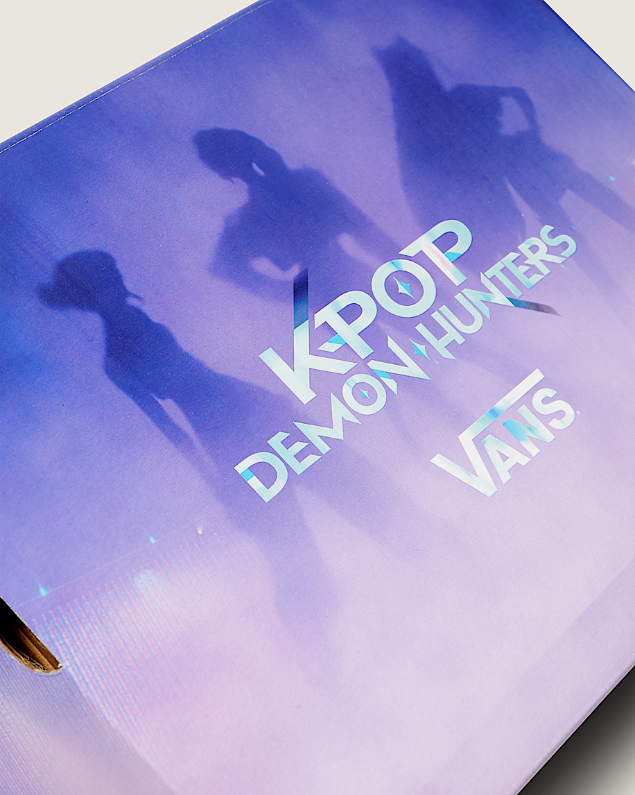 kpop demon hunters x vans big kids authentic shoe