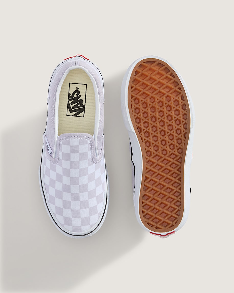 little kids classic slip-on checkerboard shoe