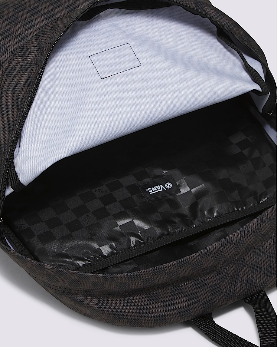 old skool checkerboard backpack