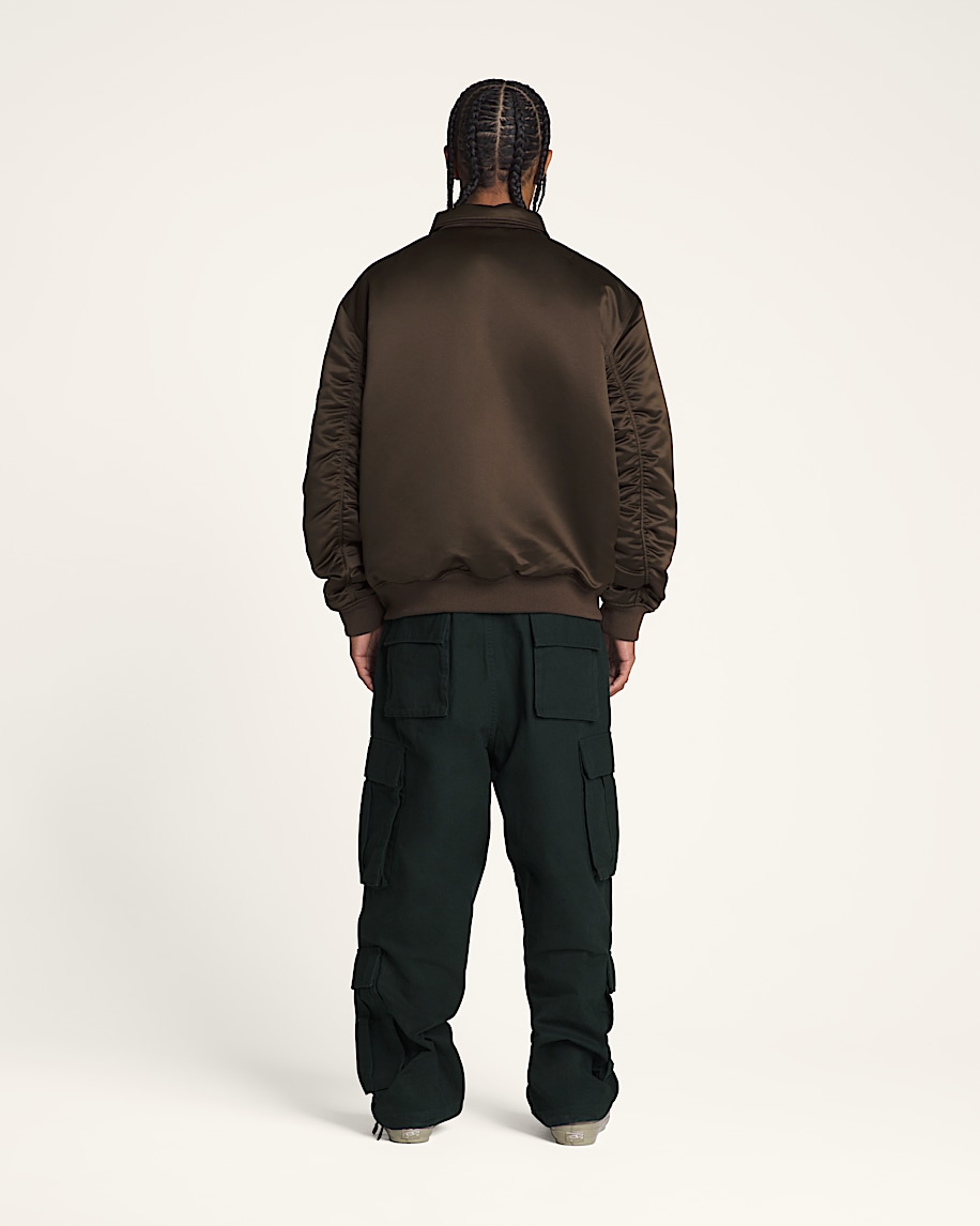 otw satin bomber jacket