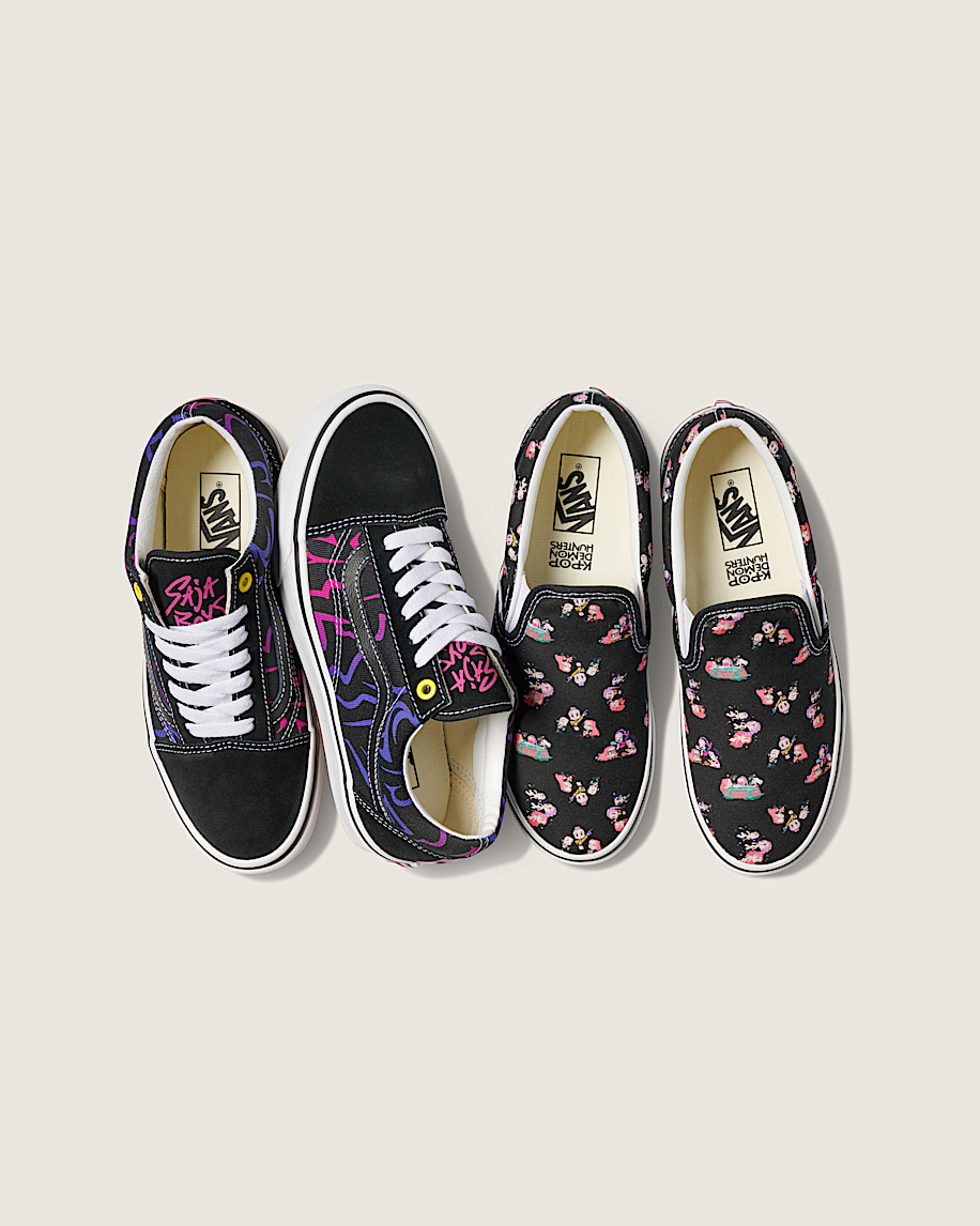kpop demon hunters x vans old skool shoe
