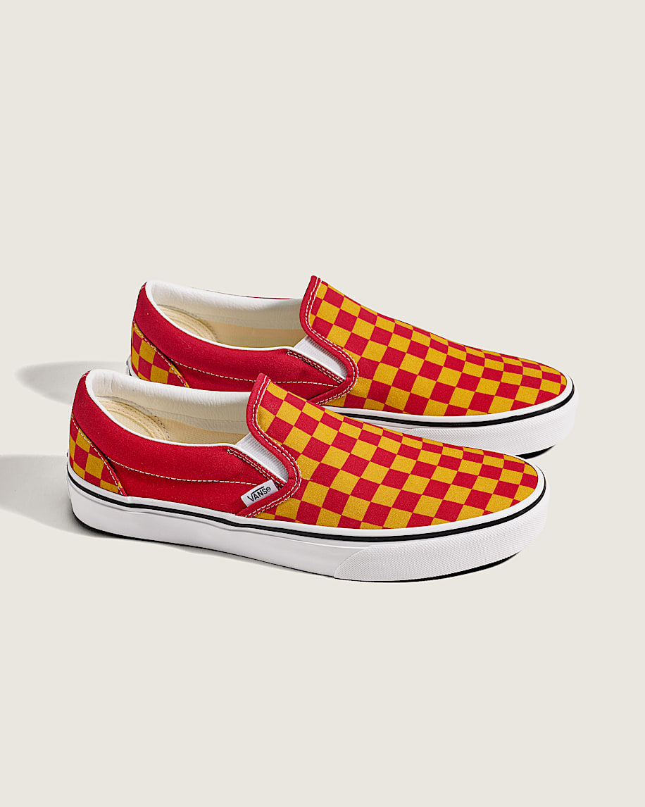 game day classic slip-on checkerboard shoe