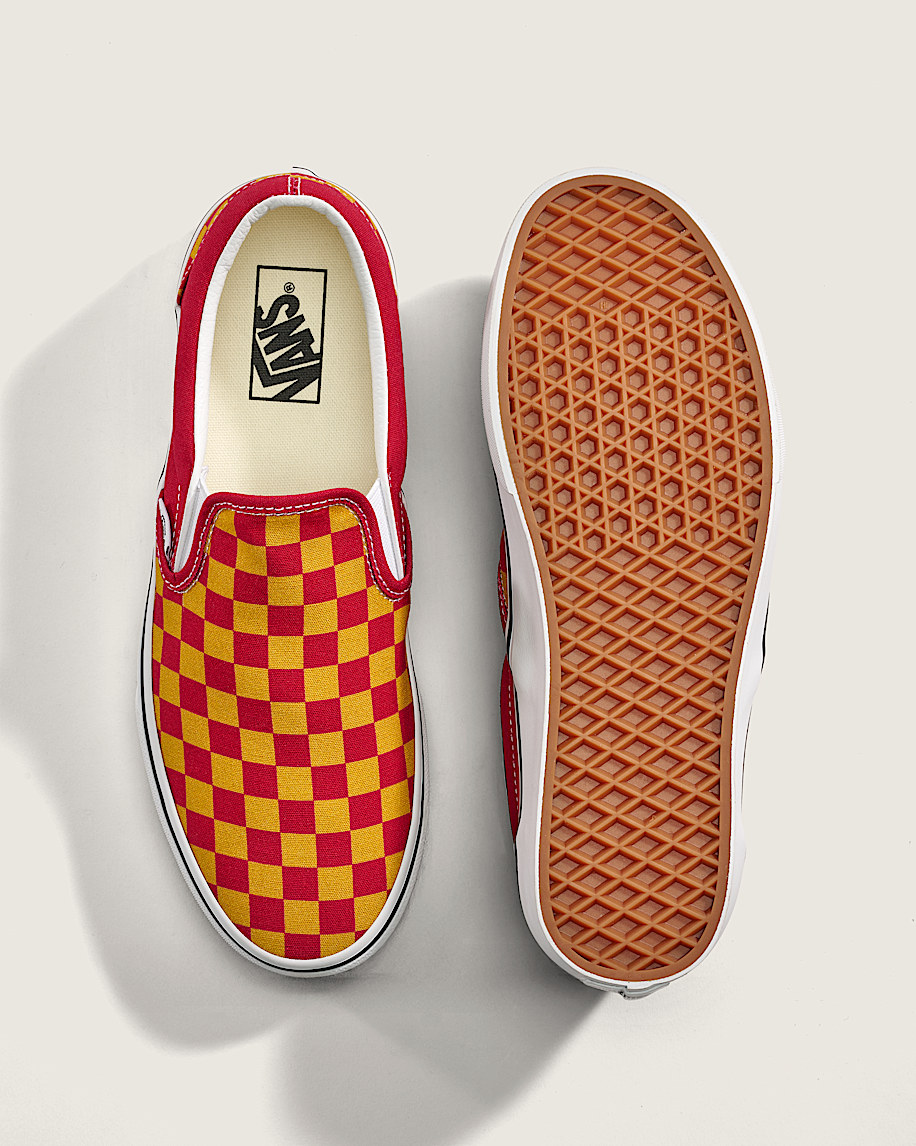 game day classic slip-on checkerboard shoe