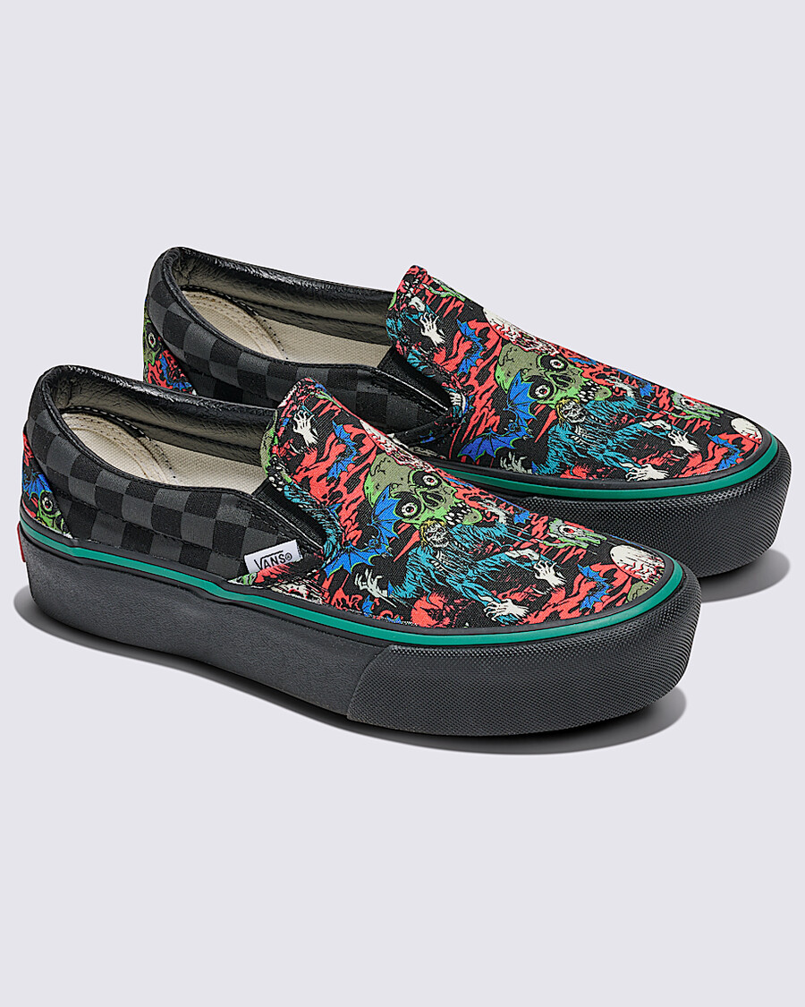 customs classic slip-on platform halloween shoe