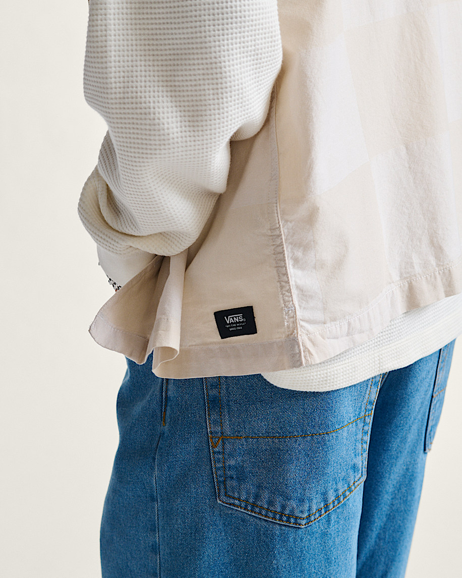kessler checkerboard woven shirt